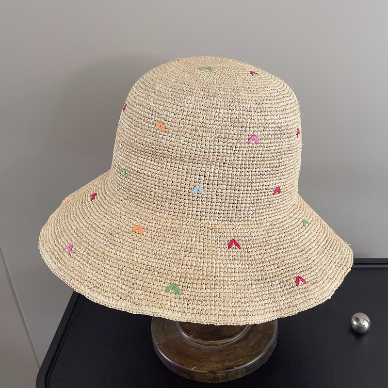 Vrouwen Borduurwerk Hart Raffi - Bucket Hat Straw recensie en prijs