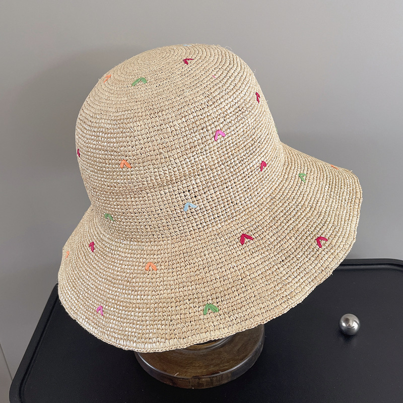 Vrouwen Borduurwerk Hart Raffi - Bucket Hat Straw recensie en prijs
