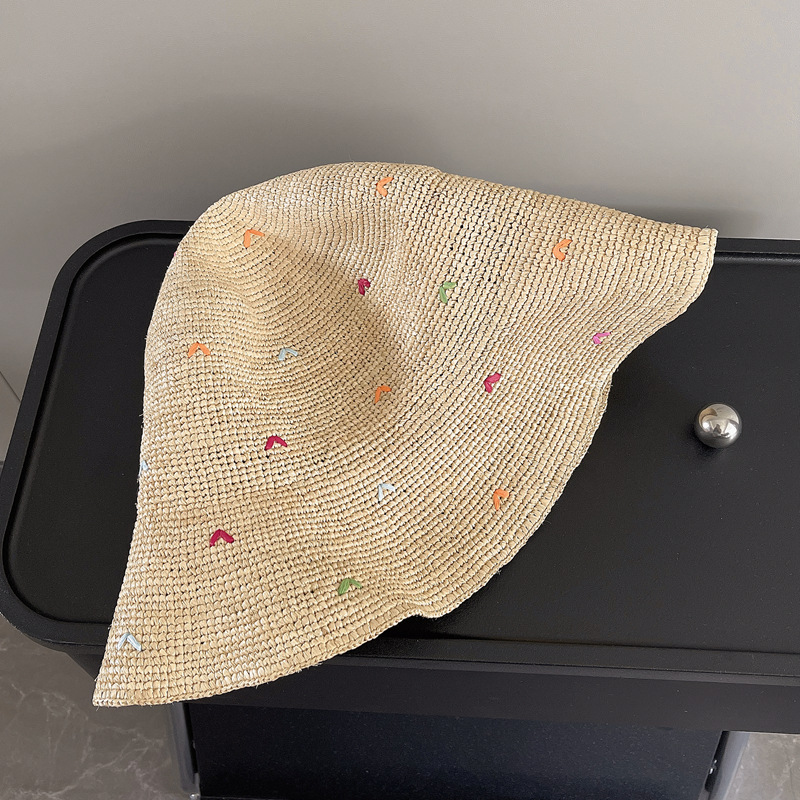 Vrouwen Borduurwerk Hart Raffi - Bucket Hat Straw recensie en prijs