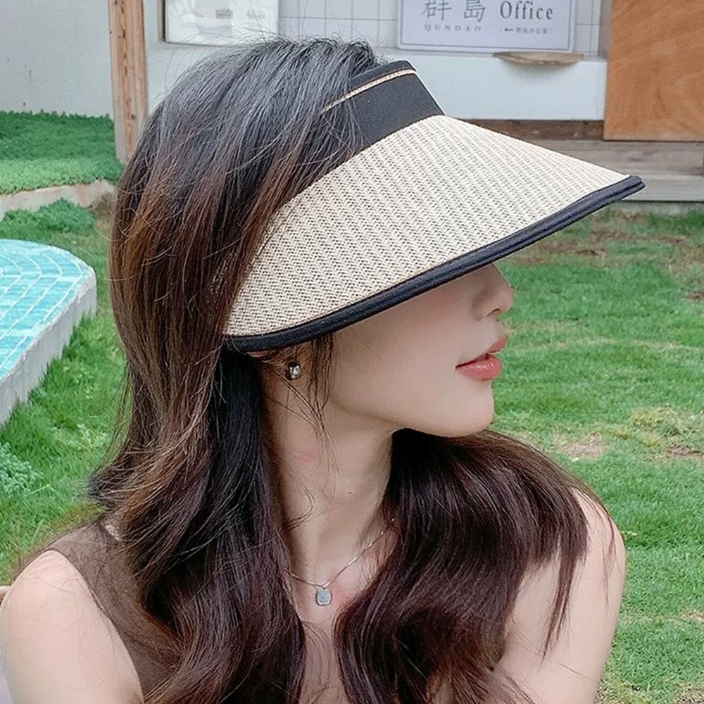 Opvouwbare hoed van geweven st - Bucket Hat Straw recensie en prijs