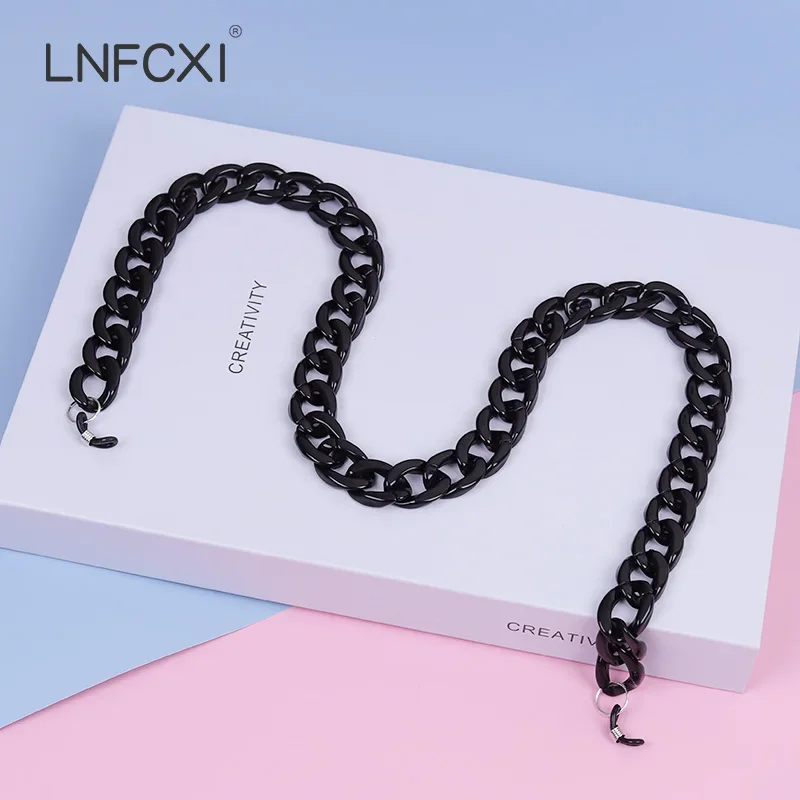 Zwarte mode acryl zonnebrilket - Sunglass Retainer Cord recensie en prijs