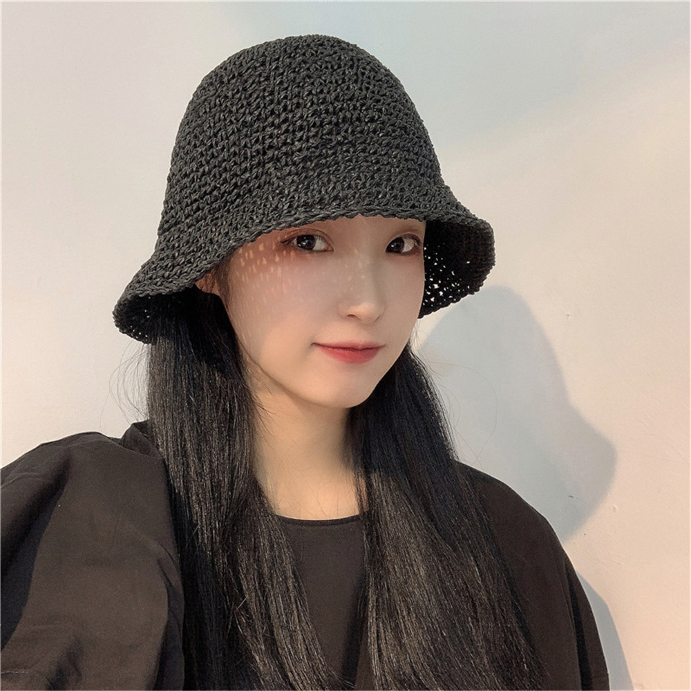 Zomer Damesmode Cap Zonnebrand - Bucket Hat Straw recensie en prijs