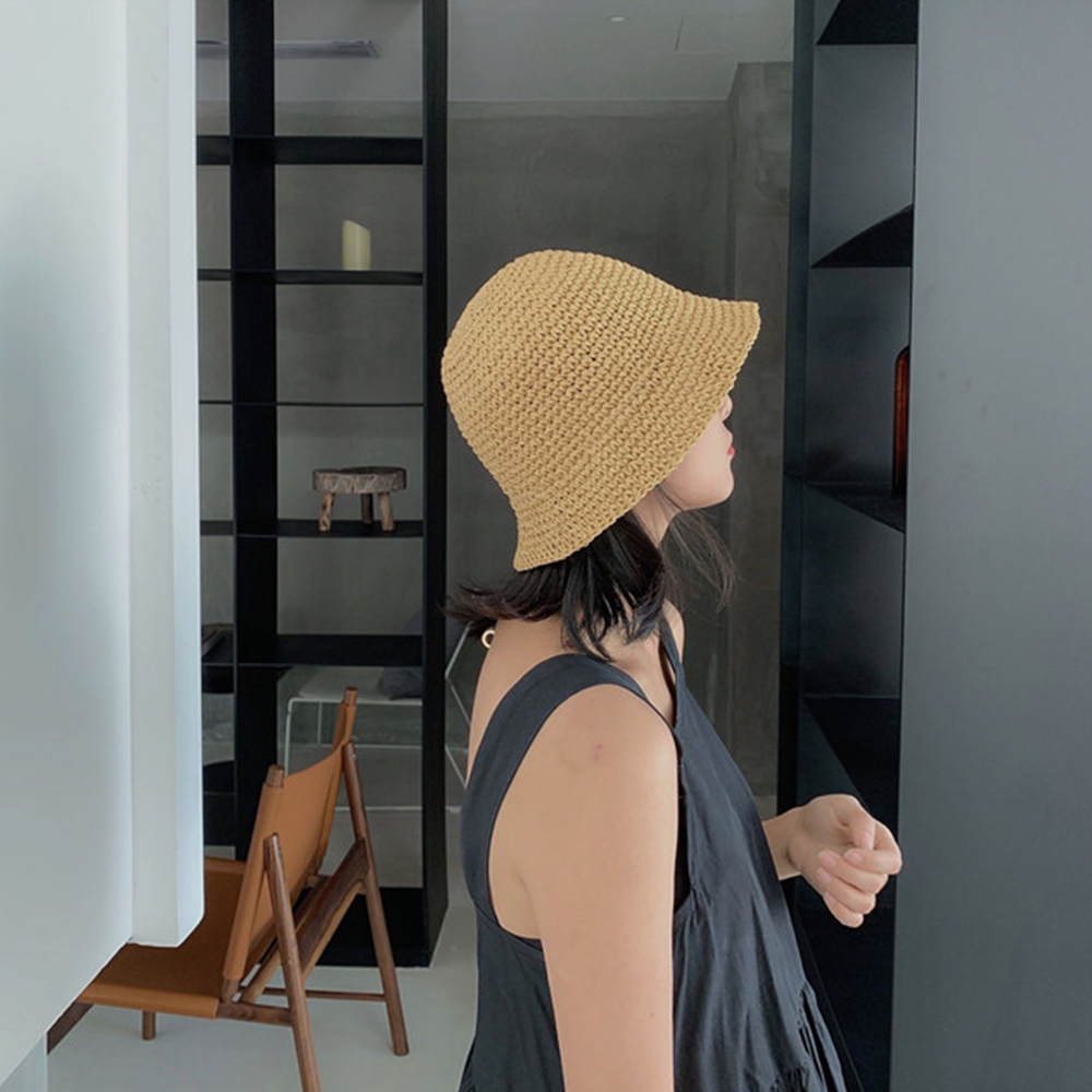 Zomer Damesmode Cap Zonnebrand - Bucket Hat Straw recensie en prijs
